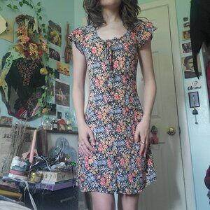Vintage Floral button down sundress